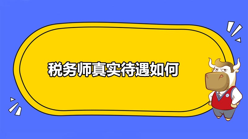 税务师真是待遇如何